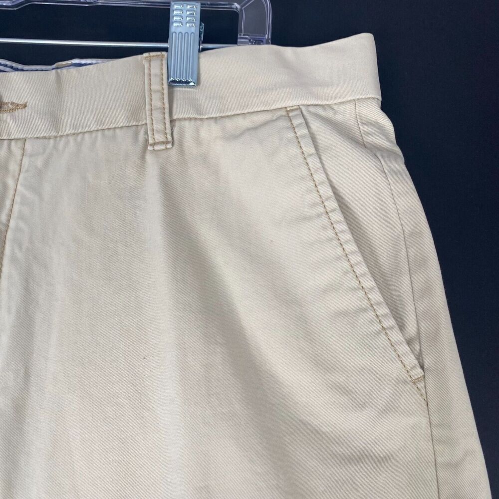 Tommy Hilfiger Pants Men's Size 36X30 Ivory Flat Front Chinos Tailored Fit - Picture 16 of 16